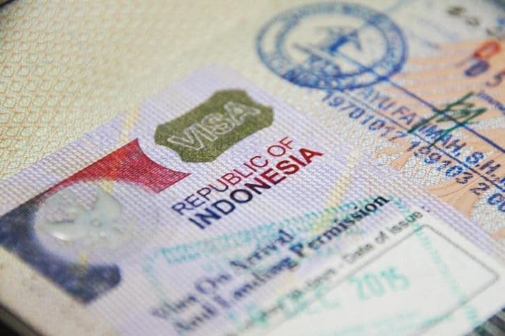 Visa voor Indonesie