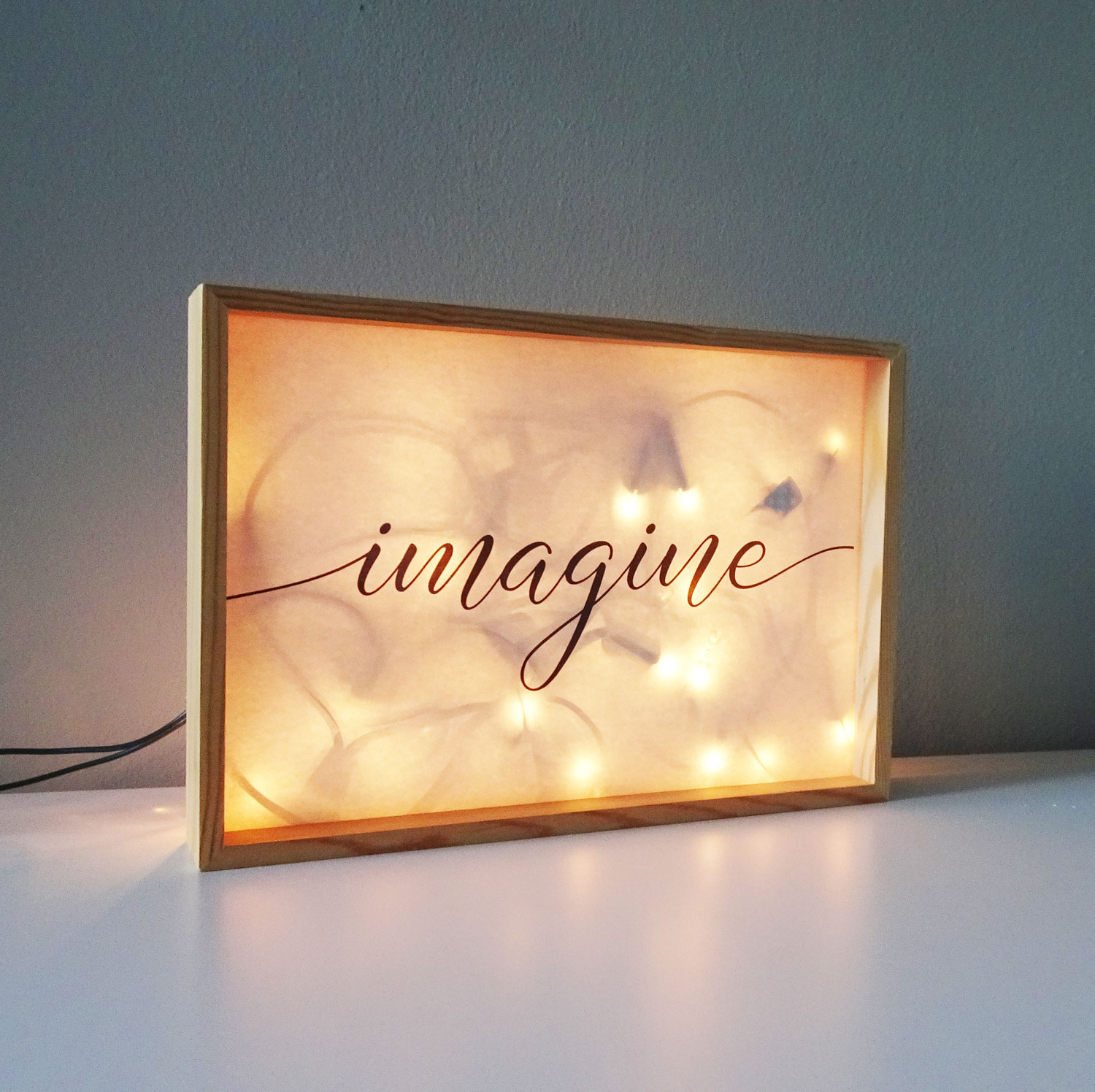 lightbox imagine aan DIY: een sfeervolle lightbox maken met Jinske Verpalen!