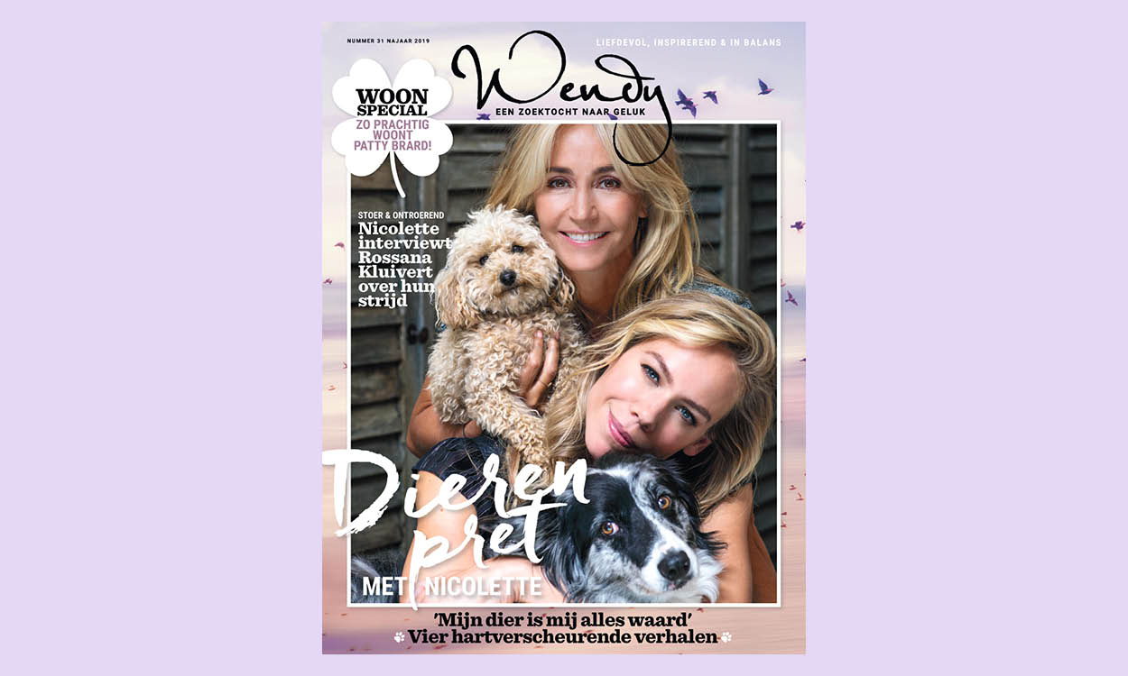 Cover wendy header optie 2 002 De nieuwe WENDY, met als thema ‘Dierenpret met Nicolette’, ligt vandaag in de winkel